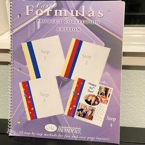 💡 Creative Memories 🖼️Spiral Book of Fast Formulas Product Collection Edition